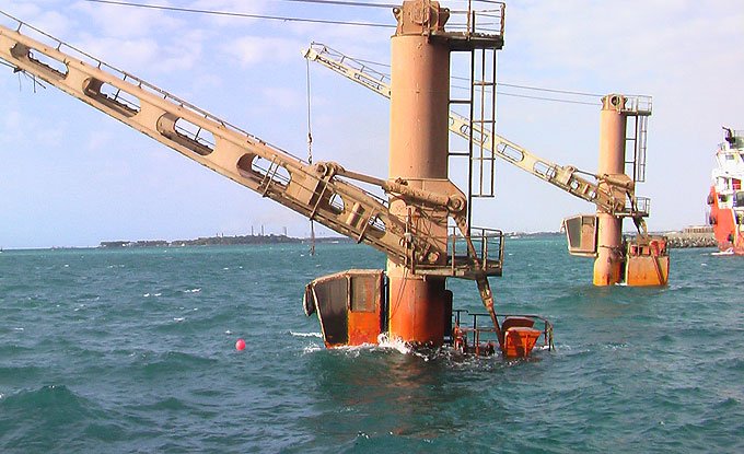 Salvage And Refloating Of Floating Dry Dock No1 at Jeddah Shipyard (JSRY) January 2014.