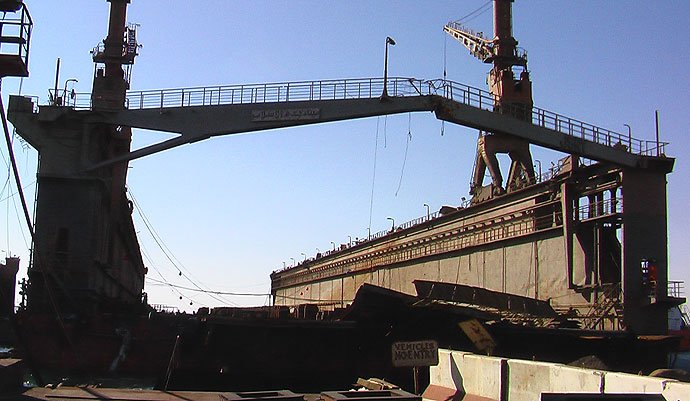 Salvage And Refloating Of Floating Dry Dock No1 at Jeddah Shipyard (JSRY) January 2014.